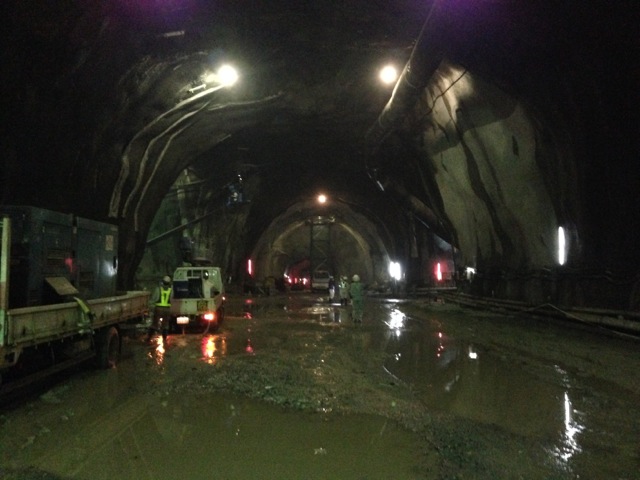 inside the mine