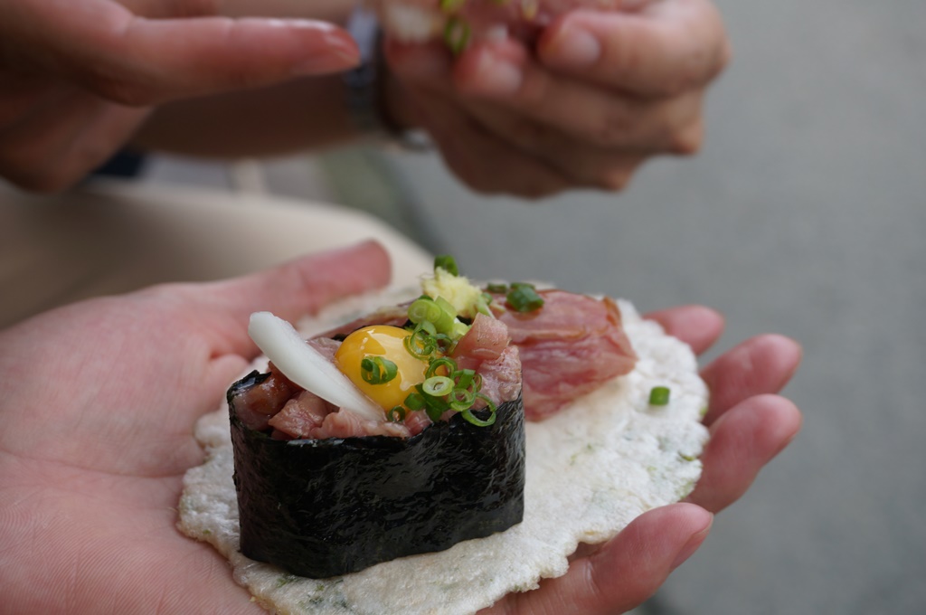 beef sushi